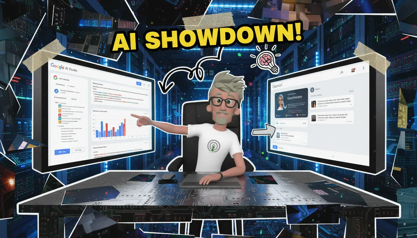 Google AI Studio ou Gemini App lequel choisir ?