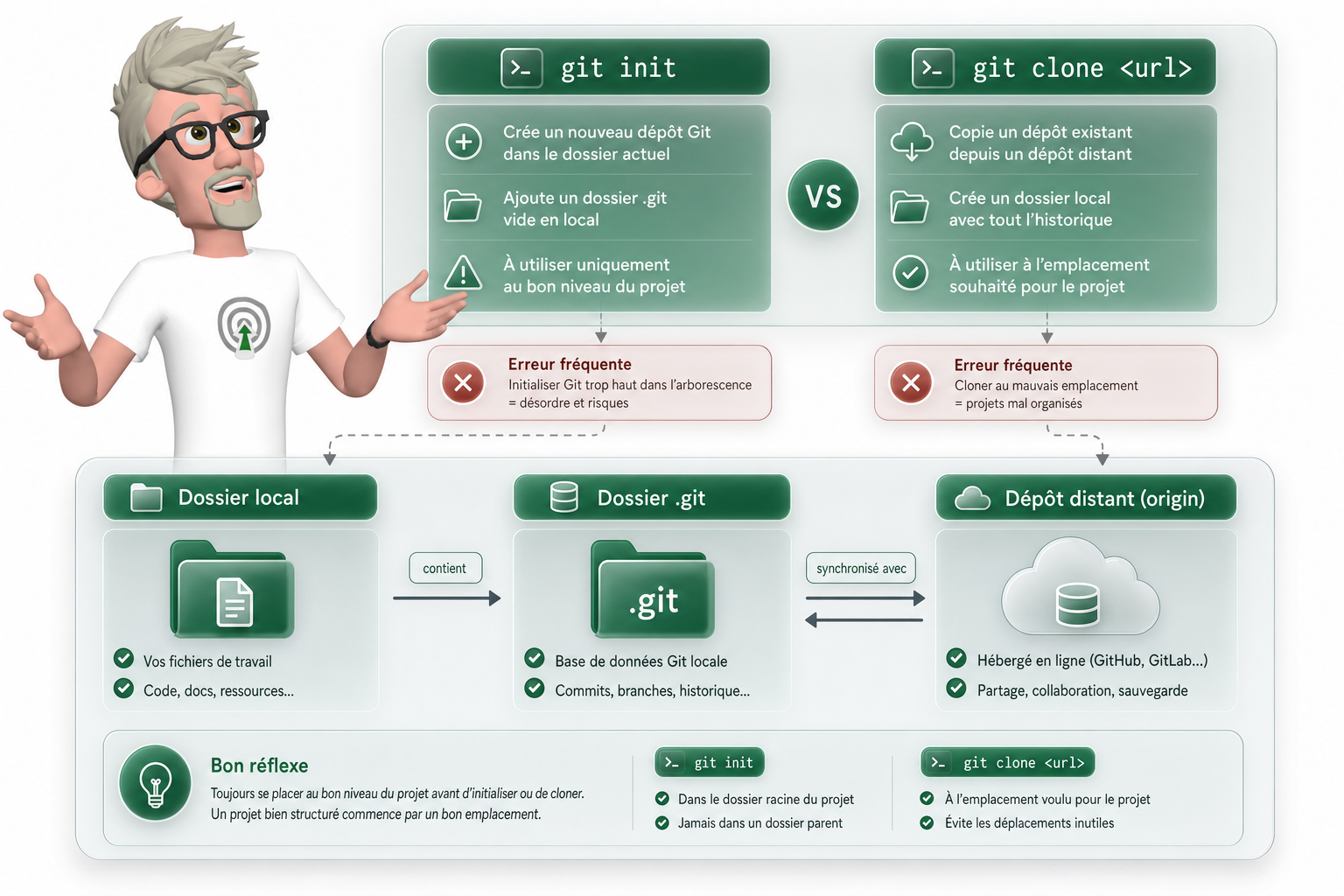Quelles commandes Git faut-il vraiment conna&icirc;tre ?