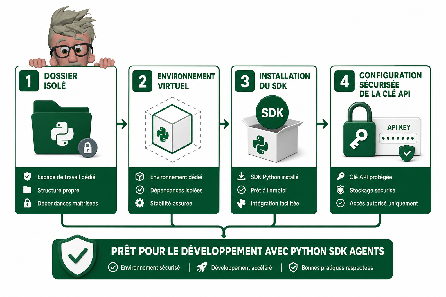 Comment cr&eacute;er un agent IA Python sans tout r&eacute;&eacute;crire ?