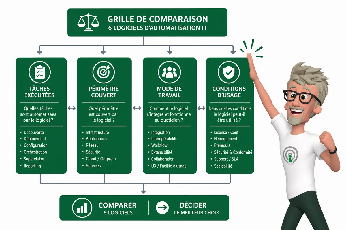 Quel logiciel d’automatisation IT choisir pour vos équipes ? Quel logiciel d’automatisation IT choisir pour vos équipes ?